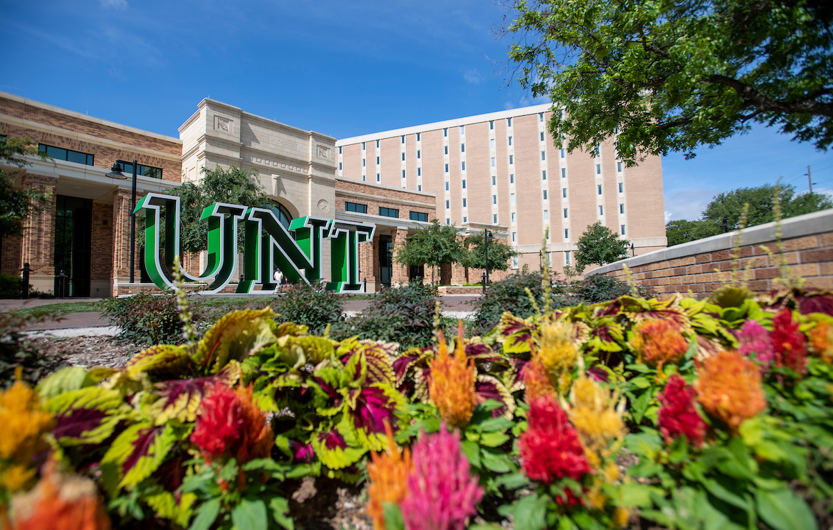 UNT sign 