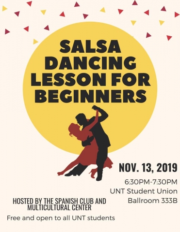 Salsa Dancing Flyer